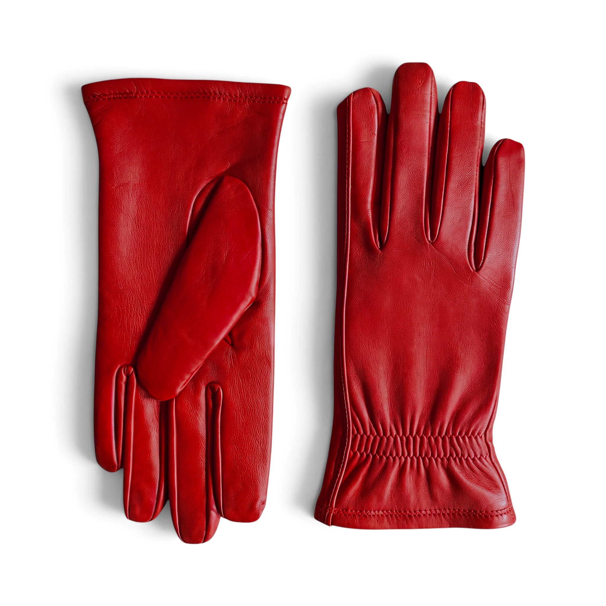 Damen Lederhandschuhe aus Lammleder und Kaschmir von KESSLER